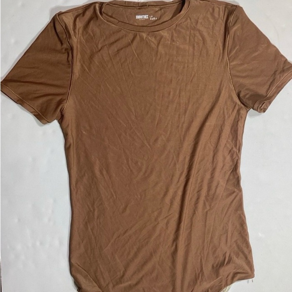 Aerie Smoothez Brown Short Sleeve bodysuit XS